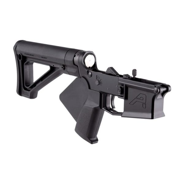 AERO PRECISION - M4E1 FEATURELESS COMPLETE LOWER W/MAGPUL FIXED STOCK FOR AR-15